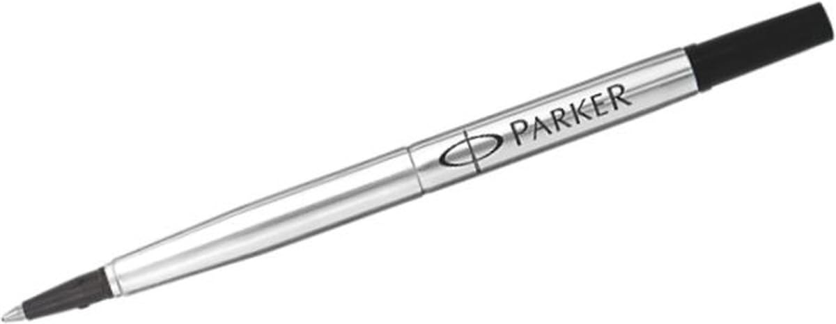 Parker Rollerball Pen Ink Refill | Fine | Black QUINK Ink | 1 Count