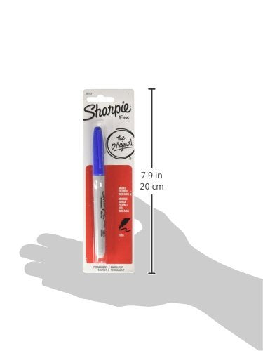SHARPIE Fine Point Permanent Markers, Blue, 1 Count