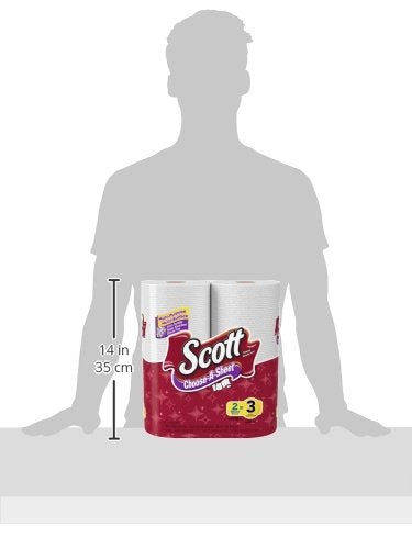 Scott Paper Towels Choose-A-Sheet, Mega Roll , 2 Count (Pack of 12)