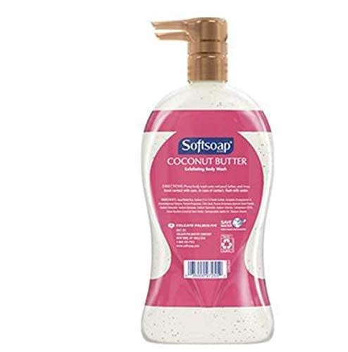 Softsoap Body Wash with Coconut Scrub Pump, Two 32 Oz.