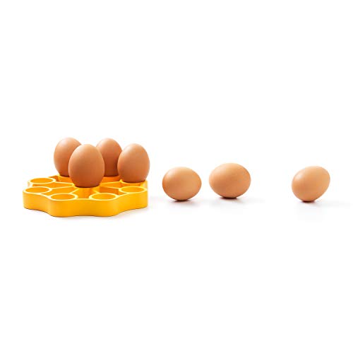 OXO Good Grips Silicone Egg Rack â€“ One Size,Yellow