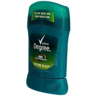 Degree Men Anti-Perspirant Deodorant Invisible Stick Extreme Blast - 1.7 oz, Pack of 4