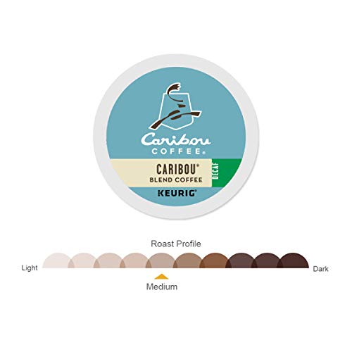 Caribou Coffee, Caribou Blend Decaf, K-Cup Portion Pack for Keurig K-Cup Brewers 24 Count (Pack of 2)