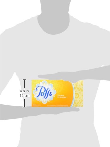 Puffs White Facial Tissue, 2-Ply, 180 Sheets/Box