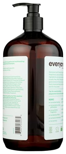 Everyone 3-in-1 Tea Tree Peppermint Soap, 32 FZ