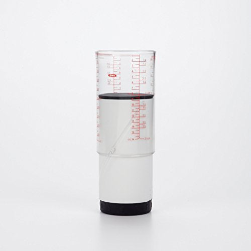 OXO Good Grips 2 Cup Adjustable Measuring Cup, Clear/Black