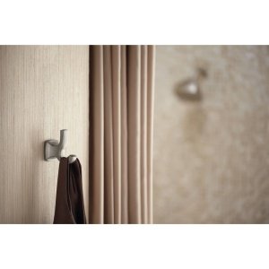 Moen YB5103ORB Voss Double Robe Hook, Oil-Rubbed Bronze