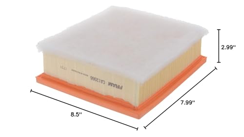 FRAM Extra Guard Engine Air Filter Replacement, Easy Install w/Advanced Engine Protection and Optimal Performance, CA12066 for Select Fiat and Jeep Vehicles