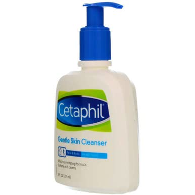 Cetaphil Gentle Skin, Cleanser 8 Oz, Unscented, 8 Fl Oz