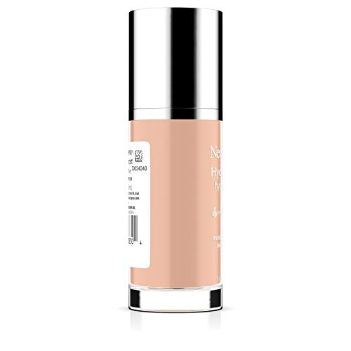Neutrogena Hydro Boost Hydrating Tint Foundation Makeup for Dry Skin, with Hyaluronic Acid, Lightweight Oil-Free Water Gel, Non-Comedogenic, 20 Natural Ivory, 1.0 fl. oz
