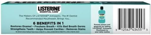 Listerine Essential Care Powerful Mint Toothpaste Gel, 4.2 oz