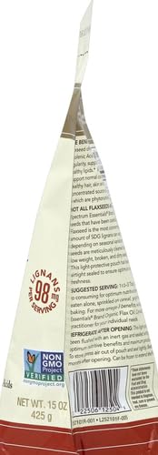 Spectrum Organic Whole Flaxseed, 15 oz Bag