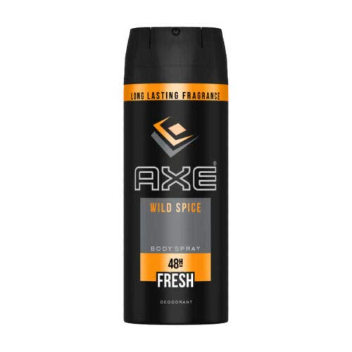 2 Pack Axe Wild Spice Mens Deodorant Body Spray, 150ml (5.07 oz)