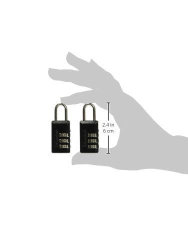 Master Lock 646T 3/4" Resettable Combination Padlock 2 Count