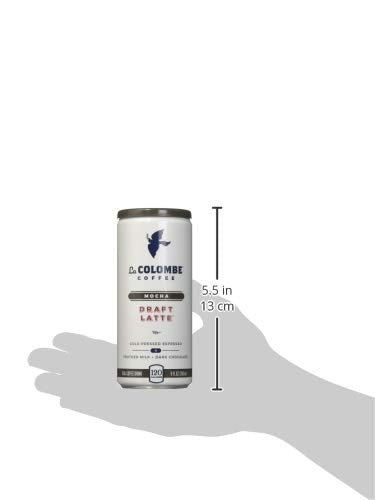La Colombe Mocha Draft Cold Brew Latte, 9 Fl Oz (Pack of 12)