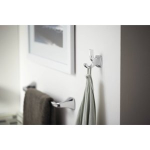 Moen YB5103CH Voss Double Robe Hook, Chrome