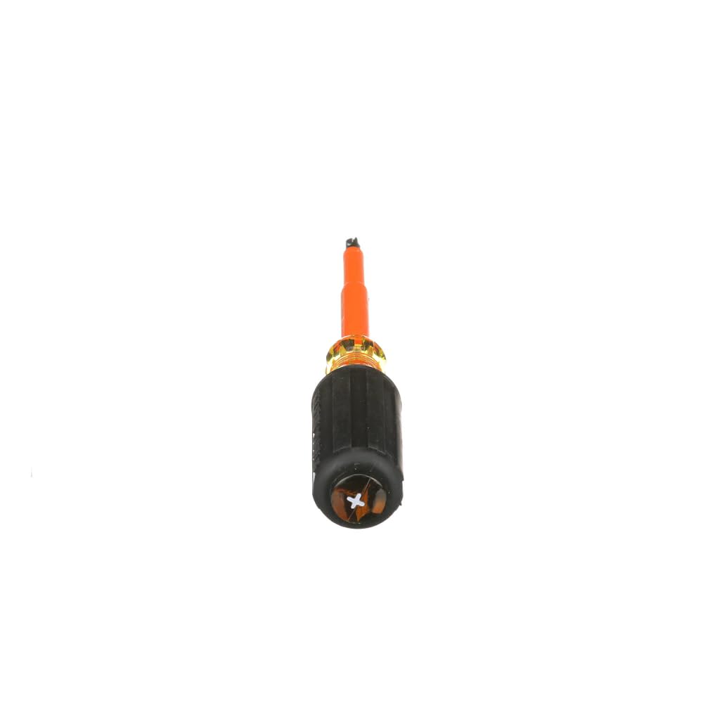 Klein Tools 603-4-INS Insulated Screwdriver, #2 Phillips Tip, 4-Inch, Made in USA