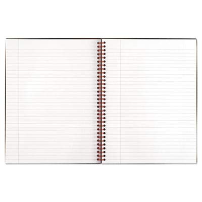 Black n'Red K66652 Twin Wire Poly Cover Notebook, Legal Rule, 11 x 8 1/2, 70 Sheets