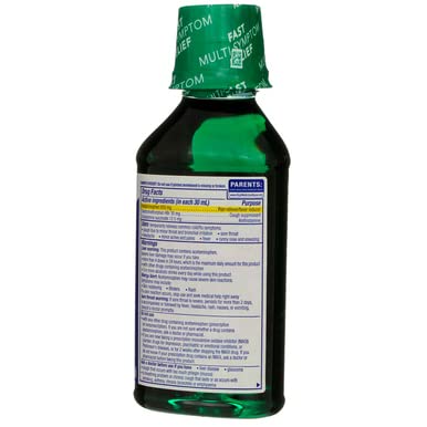 NyQuil Cold & Flu Nighttime Liquid, 12 oz Bottle