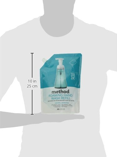 Method Foaming Hand Soap, Refill, Waterfall, 28 Fl Oz (Pack of 1)