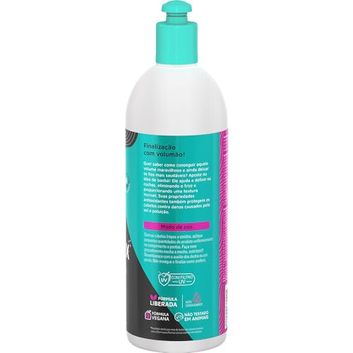 NOVEX Curl Defining and Detangling Leave In Conditioners- (For ALL CURL Types) (Mystic Black 500g– Baobab Oil. Detangler, Frizz Control, FREE of Paraben, Silicones, Petrolatum)