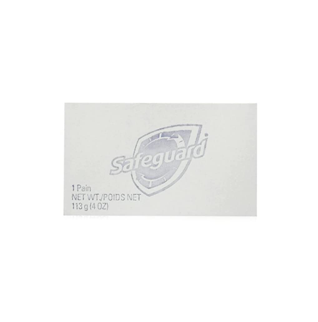 Safeguard White Soap, 4 Oz Ea. - 12 Packs x 4 Count, 48 Bars Case