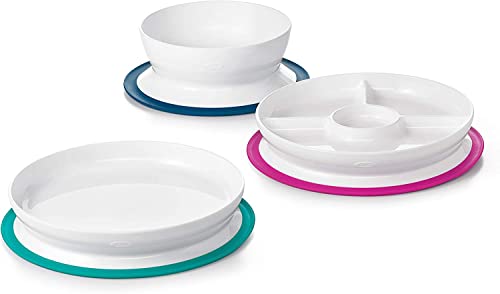 OXO Tot Stick & Stay Suction Bowl - Pink
