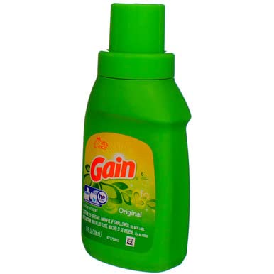 Gain Liquid Laundry Detergent, Original Scent, Travel Size 10 OZ. (4 Pack)