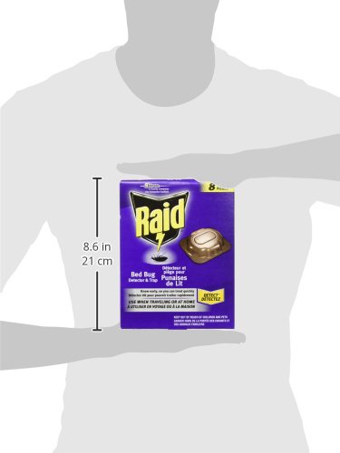 Bed Bug 2 in 1 Detector and Trap - 8 Pack