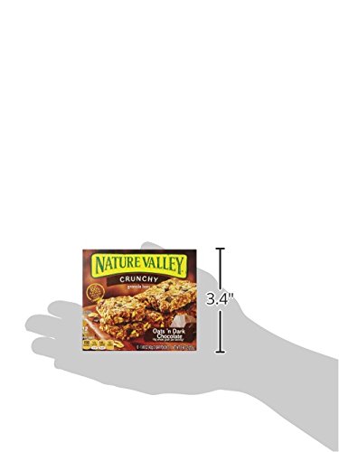 Nature Valley Granola Bars, Crunchy, Oats and Dark Chocolate, 12 Count (Pack of 6)