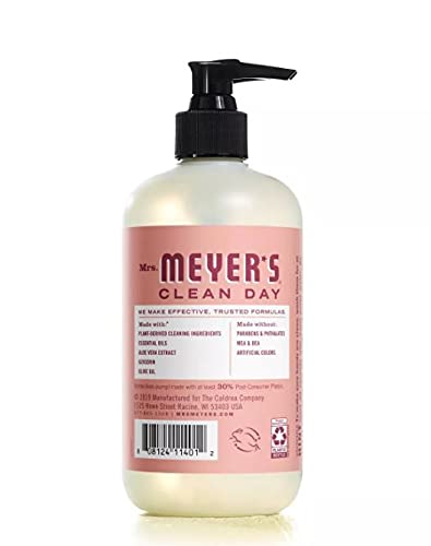 Mrs. MEYER'S CLEAN DAY Liquid Hand Soap,Rose 12.5 Oz, (Pack - 6)