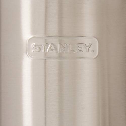 Stanley Cool Grip Camp Coffee Percolator 1.1QT, Stainless Steel Wide Mouth Coffee Press, Large Capacity, Ergonomic Handle, Dishwasher Safe