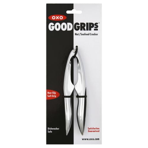 OXO Good Grips Slim Nut & Seafood Cracker,Silver