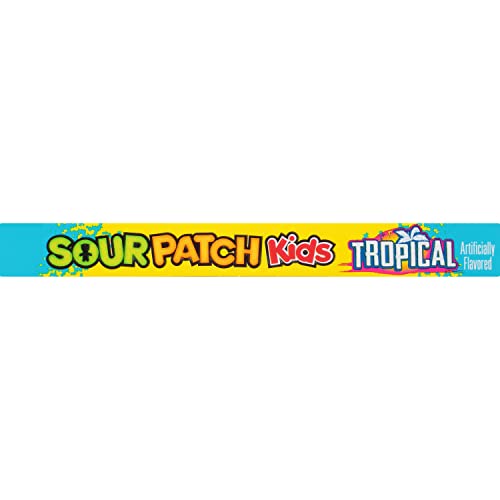 SOUR PATCH KIDS Tropical Soft & Chewy Candy, Bulk Candy, 12 - 3.5 oz Boxes