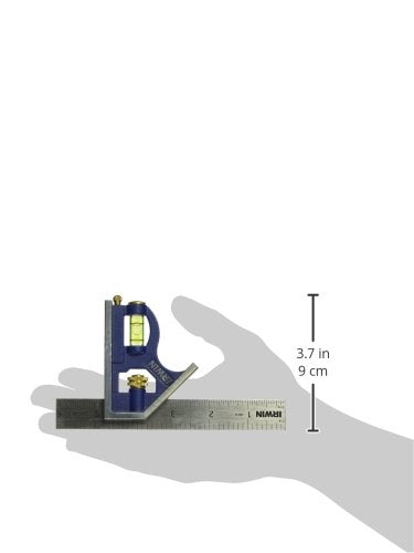 IRWIN Tools Combination Square, Metal-Body, 6-Inch (1794468), Blue