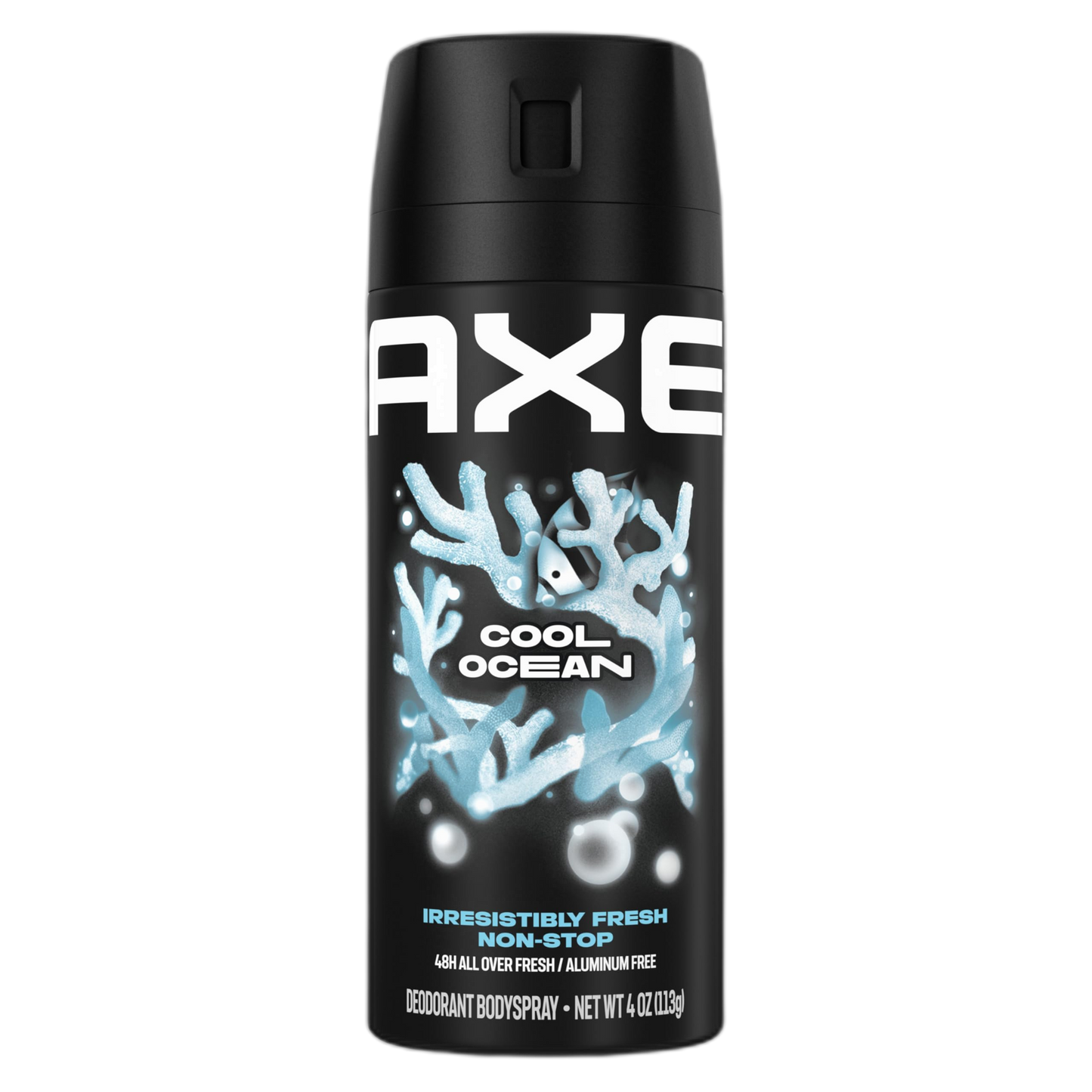 AXE Body Spray Deodorant Cool Ocean for Long Lasting Odor Protection All Day Fresh Scent Men's Deodorant Formulated Without Aluminum 4.0 oz