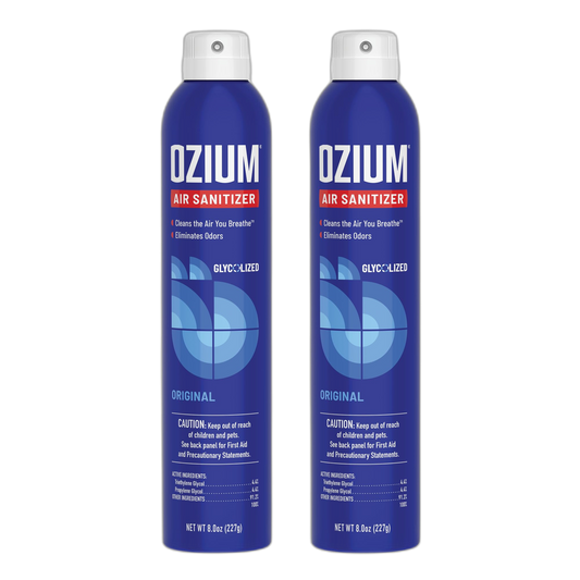 Ozium 8 Oz. Air Sanitizer & Odor Eliminator for Homes, Cars, Offices and More, Original Scent, Pack of 2