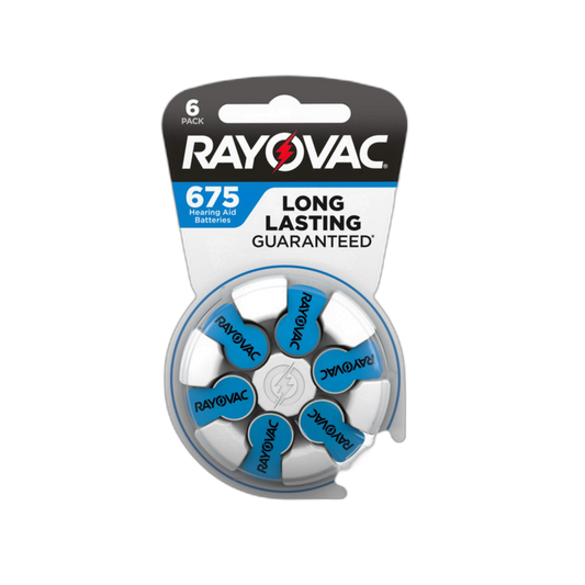 Rayovac - (6 Pack 675-6 1.45V 675 Hearing Aid Battery