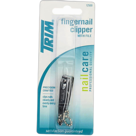 Trim Nailclipper Size Ea Trim Fingernail Clipper With File 12500 1 Ct