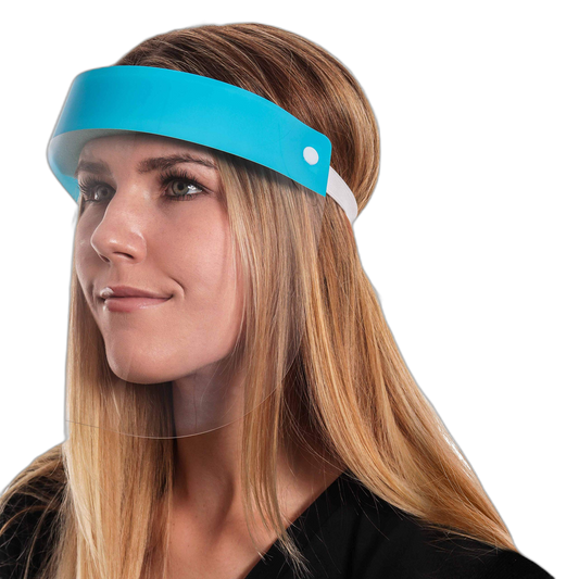 TCP Global Salon World Safety Face Shields Ultra Clear Protective Full Face Shields