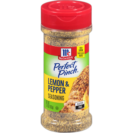 McCormick Perfect Pinch Lemon & Pepper Seasoning, 5.75 oz (Pack of 6)