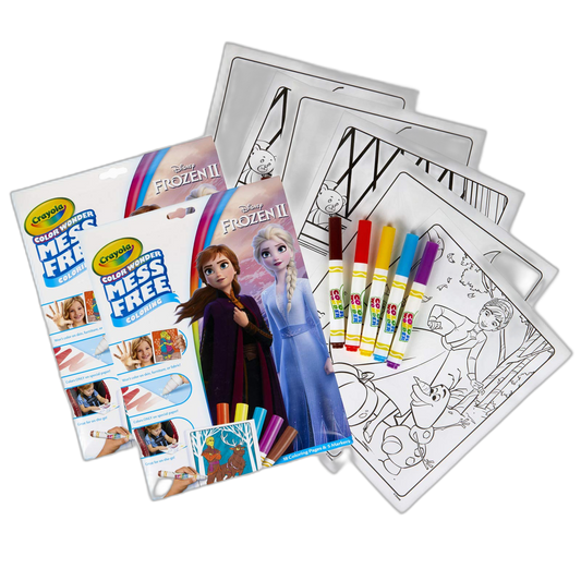 Crayola Color Wonder Mess Free Coloring Pad & Markers, Frozen 2, 2 Sets