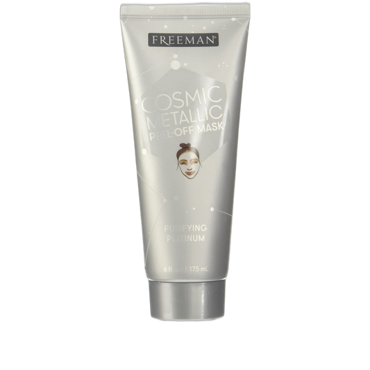 Freeman Cosmic Metallic Peel-Off Mask - Purifying Platinum for Women - 6 oz Mask