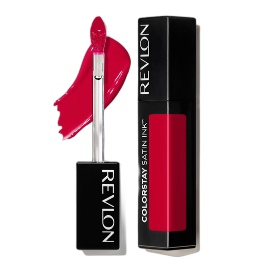 Revlon ColorStay Satin Ink Liquid Lipstick, Longwear Rich Lip Colors, Formulated with Black Currant Seed Oil, 019 My Own Boss, 0.17 fl oz