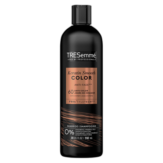 TRESemmé Keratin Smooth Color Sulfate-Free Shampoo for Color-Treated Hair Formulated With Pro Style Technology 20 oz