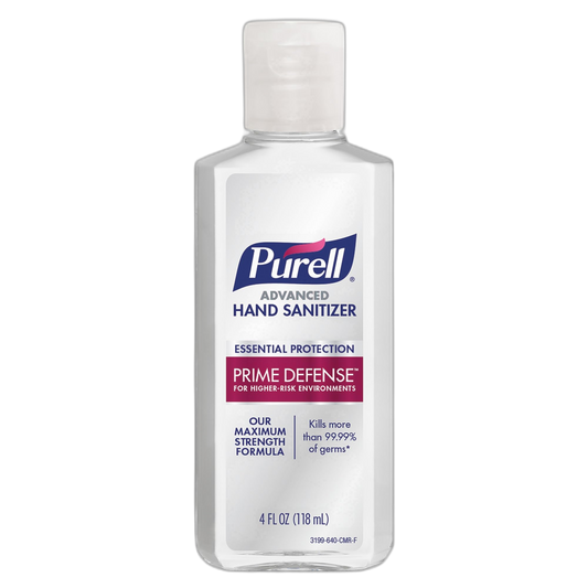 PURELL PRIME DEFENSE Advanced Hand Sanitizer, Essential Protection, 4 fl oz Travel Size Bottle (Pack of 1) - 3199-12-CMR