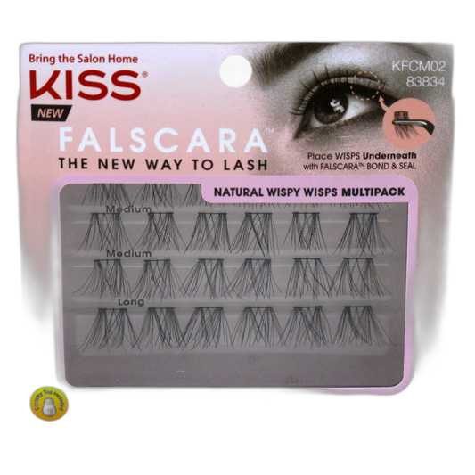 Kiss Falscara Natural Wispy Wisps Multi-Pack (Pack of 2)