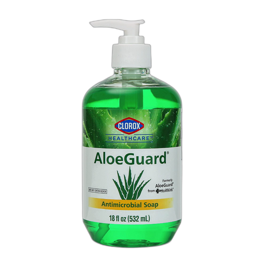 Clorox Healthcare AloeGuard Antimicrobial Soap 18 Ounce Antimicrobial Hand Soap from for Healthcare Professionals | Hand Soap for Everyday Use with Aloe Vera to Soothe & Moisturize Hands
