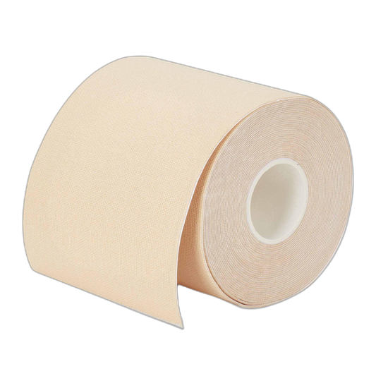 Hollywood Fashion Secrets Body Contour Tape, Light, Skin-Safe Breast Lift & Shaping, Adhesive Cloth Strips, 197" Long Roll