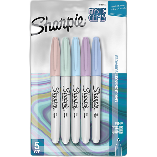 Sharpie Mystic Gems Fine Point Permanent Marker 5/Pkg-2136773